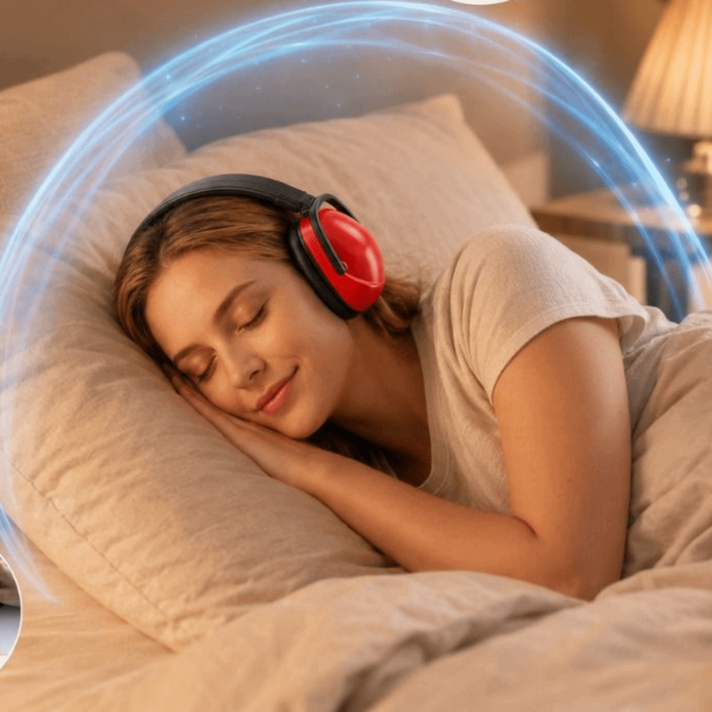 Earmuffs Foldable - Katlanabilir, Ayarlanabilir Başlık Tipi Gürültü Önleyici