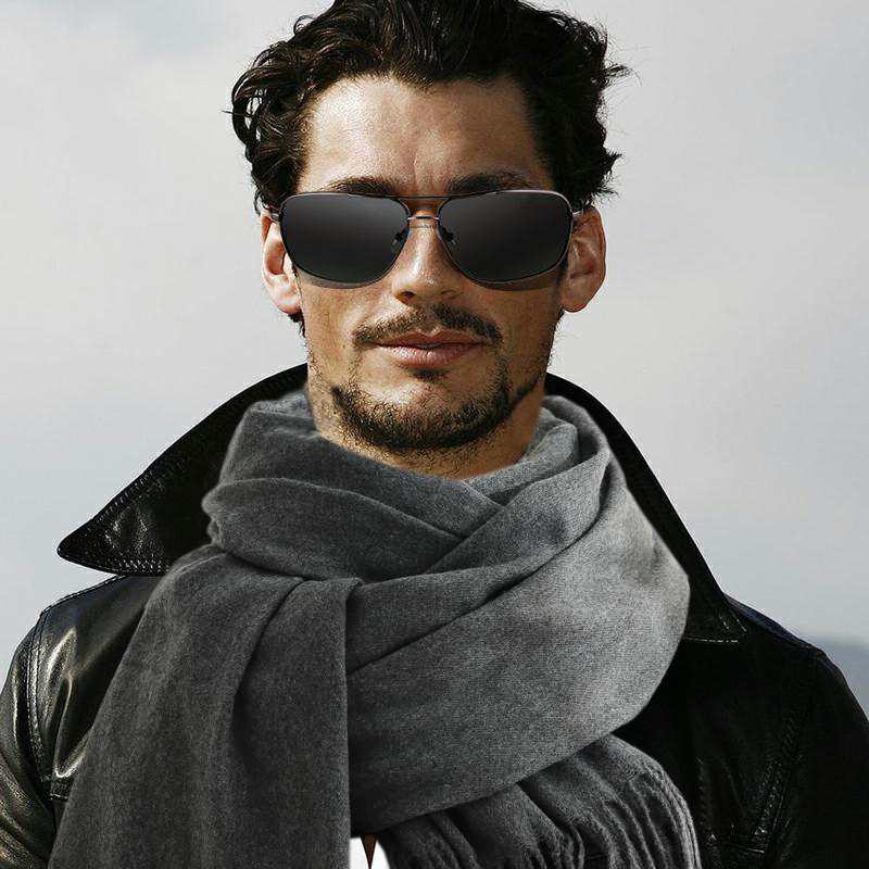 Wool Scarf Men - Moda Eşarp Adam Kış Sıcak Yumuşak