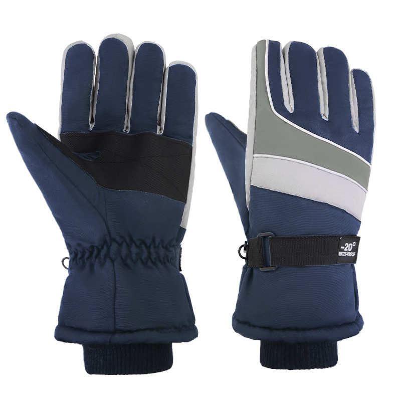 Snow Glove Insulated - Erkekler için Kışlık Kayak Eldivenleri, Rüzgar