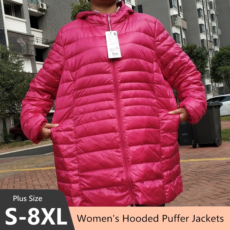 Artı Boyutu 5XL 6XL 7XL kadın  - Down Jacket Packable incelemesi ve fiyatı