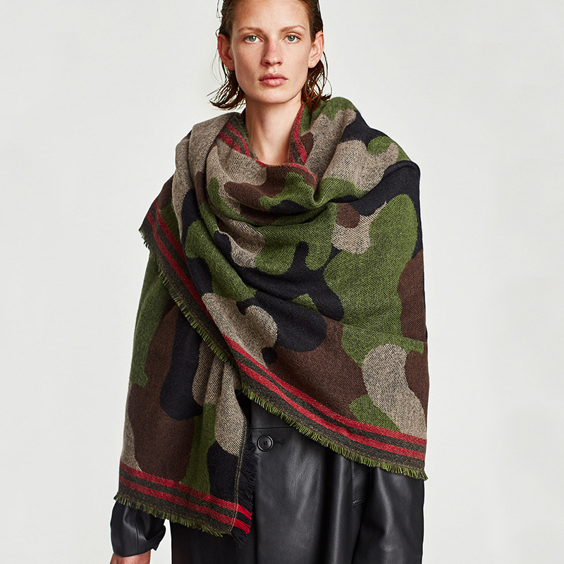 Kamuflaj leopar baskı Echarpes - Cashmere Pashmina Wrap incelemesi ve fiyatı