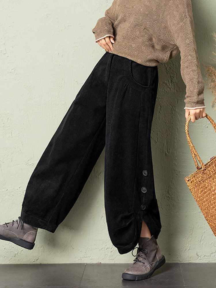 Kore Kadife Kadın Pantolon Son - Corduroy Pant Warm incelemesi ve fiyatı