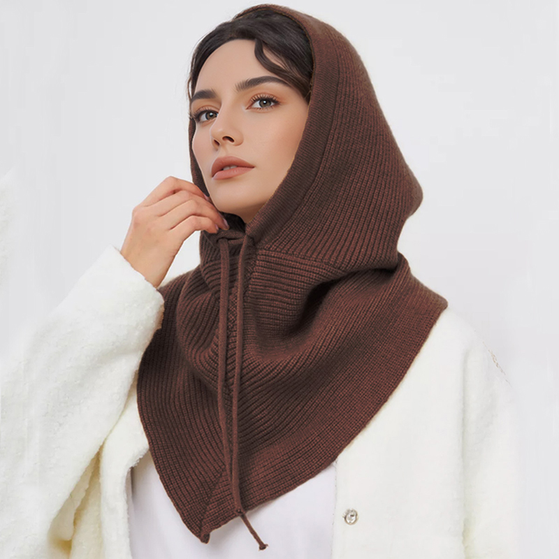 Kışlık balaklava şapka atkı ka - Knit Beanie Hat Warm incelemesi ve fiyatı